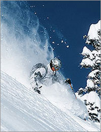 photo of a skier