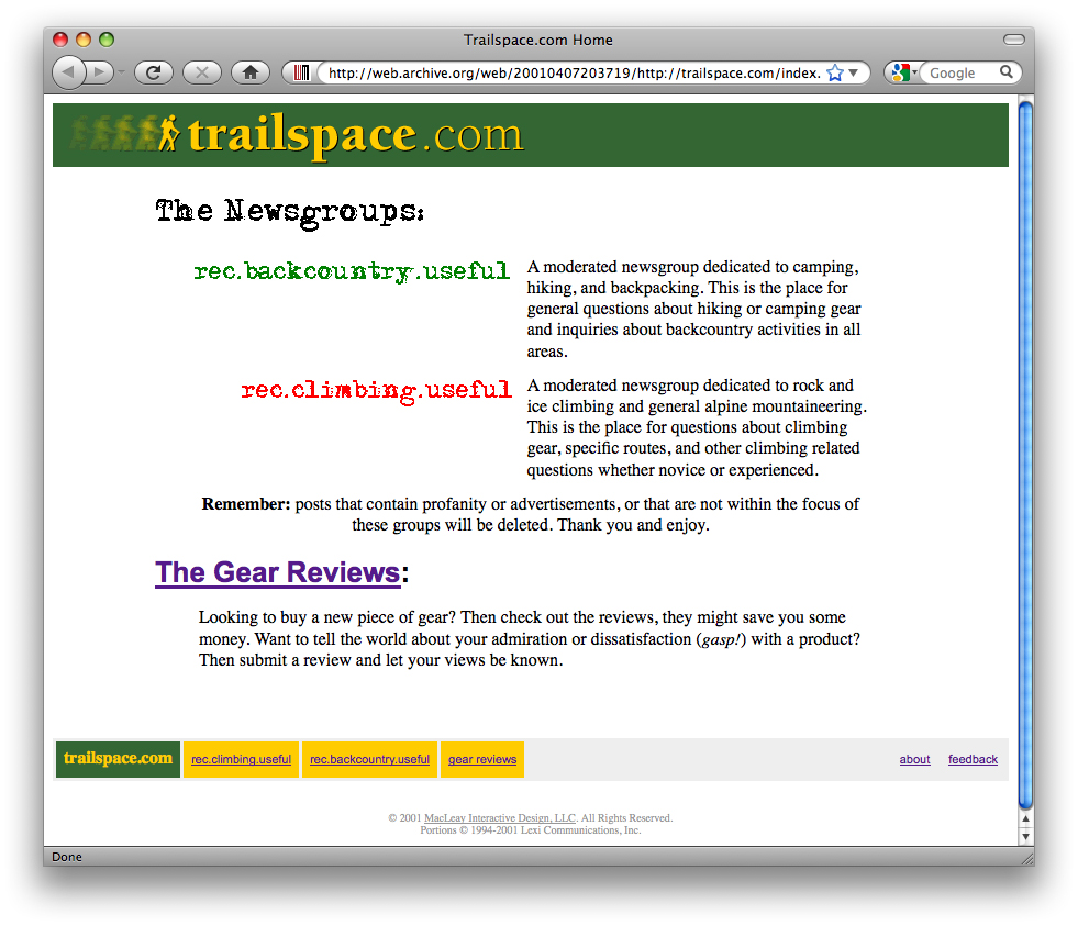 Trailspace launched on March