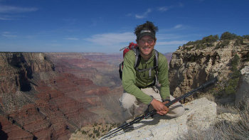 Andrew Skurka in the Grand Canyon