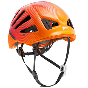 photo of a climbing helmet
