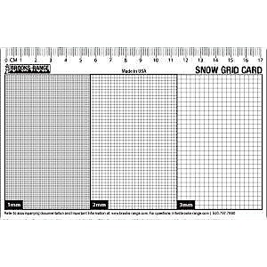 Brooks-Range Snow Grid Card