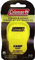 Coleman Camp Soap Sheets