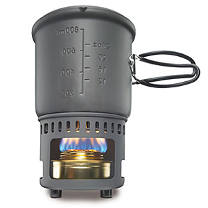 Esbit Alcohol Stove & Cookset with Heat Exchanger CS985H-EX