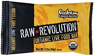Raw Indulgence Raw Revolution Organic Cashew & Agave Nectar Bar