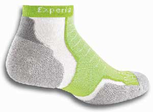 Thorlo Experia Merino Wool/Silk - Thin Cushion Micro Mini-Crew