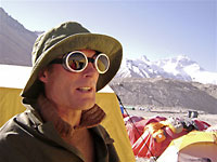 Conrad Anker at Everest base camp
