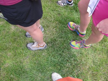 A plethora of shiny shoes.