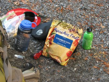 Alpine Aire scrambled eggs package