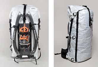 Porter and Ice Pack ultralight outdoor backpacks