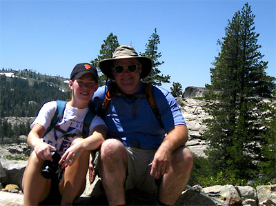 Al and Elizabeth, Summit Lake Trail, Donner Summit, CA Al and Elizabeth, Summit Lake Trail, Donner Summit, CA