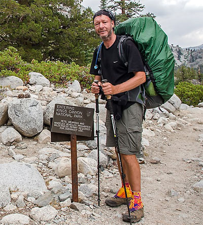 Bill on the John Muir Trail Bill on the John Muir Trail