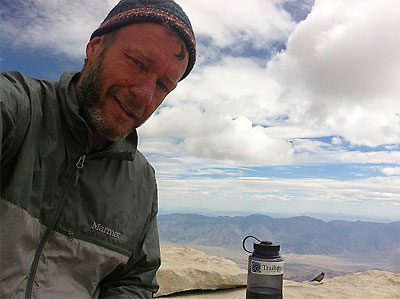 Mt Whitney at the terminus of the JMT in 2012