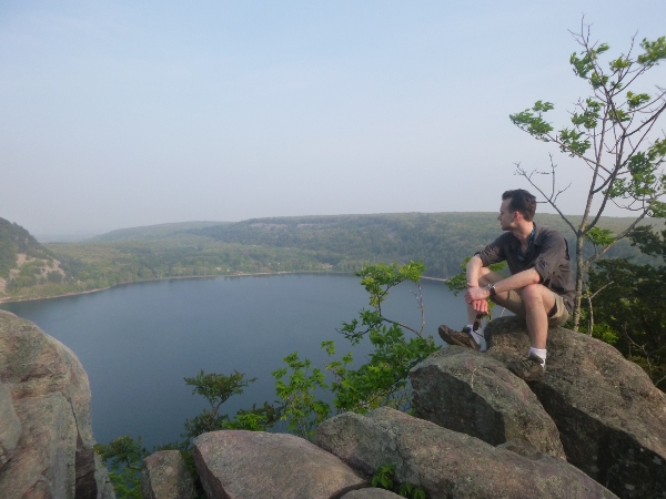 Self Portrait, Tumbled Rocks Trail, Devil's Lake SP,  Baraboo, WI