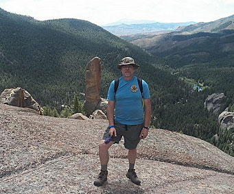John in the backcountry John in the backcountry