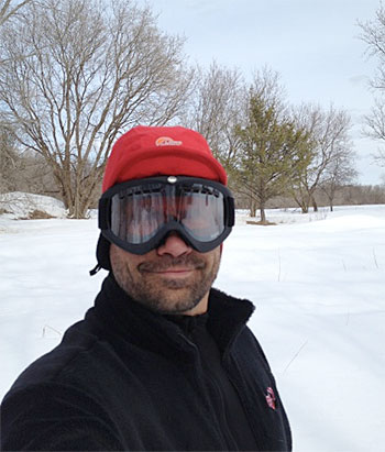 XterroBrando hiking along the Paul Bunyan Trail in Brainerd, MN