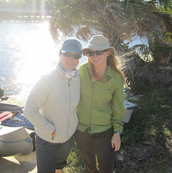 Megan and Auz before we launched for our 8th annual 10,000 Islands paddling trip.