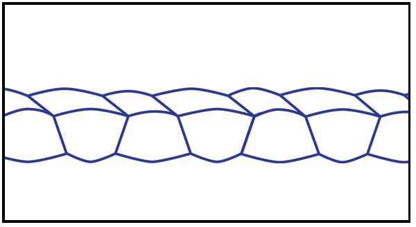 Trapezoidal box baffle